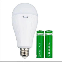 Лампочка з акумулятором 2*18650 у патрон E27 BL-Fa 3915/BL-Fa 3920 20W