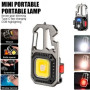 Ліхтар MULTIFUNCTIONAL 5138/KL-535-COB ULTRA(white+yellow+red), multitool, Li-Ion акумулятор, магніт, карабін, викрутка, ЗУ Type-C