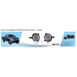 Фари дод. модель Mitsubishi Triton/L200 2006-08/MB-539B/HB4(9006)-12V51W/ел.проводка