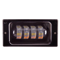 Фари дод. модель LADA/2110-14/LD-519 L2-W/Y/12-24V/40W/4LED-3000K/6000K