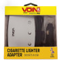 Розгалужувач (подовжувач) прикурювача VOIN 3 виходи + 1USB 2400 mA 12/24V SC-3005 дріт