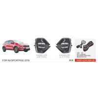Фари дод. модель KIA Sportage/2019-/KR TYPE/KA-2661-LED/ел.проводка