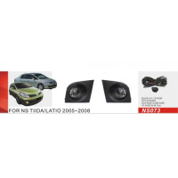 Фари дод. модель Nissan Tiida 2004-08/NS-073/H11-12V55W/ел.проводка