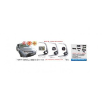 Фари дод. модель Toyota Corolla SD 2018-/TY-9377-L2Led-1/LED-12V6W6W/Hакладки/DRL+TURN/ел.проводка