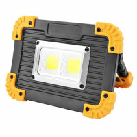 Прожектор світлодіодний L812-20W-2COB+1W, ЗУ micro USB, 2x18650/3xAA, Power Bank, Box