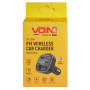 Модулятор FM, VOIN W-3304, 12-24V 2 USB QC3.0, 1 Type C, BT5.0, Hands free