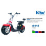 Електроскутер Citycoco Long 1500W, 60V12Ah, Red