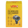 Модулятор FM, VOIN W-3387, 12-24V 1 USB QC3.0, PD 18W, BT5.0, Hands free, вольтметр