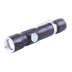 Ліхтар Police 802-T6, 1х18650, затискач, zoom, ЗУ microUSB, Box