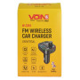 Модулятор FM, VOIN W-3318, 12-24V 2 USB 2.4A, PD 30W, BT5.0, Hands free, вольтметр