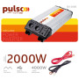 Перетворювач напруги PULSO/ISU-2000/12V-220V/2000W/LCD/USB-5VDC2.0A/син.хвиля/клеми