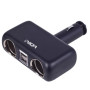 Розгалужувач (подовжувач) прикурювача VOIN 2 виходи +2USB 2400mA 12/24V SC-2004 змінний кут