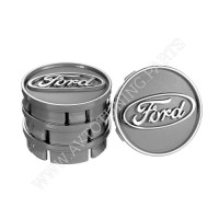 Заглушка колісного диска Ford 60x55 сірий ABS пластик (4шт.) 50019