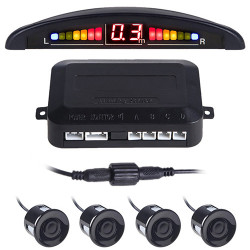 Паркувальна система Pulso LP-10140/LED/4 датчики D=22мм/конектор/black