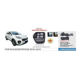 Фари дод. модель KIA Sportage/KX5/2016-18/KA-166-LED-2/DRL+Повороти/ел.проводка