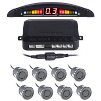 Паркувальна система Pulso LP-10180/LED/8 датчикiв D=22мм/конектор/grey
