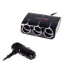 Подовжувач прикурювача VOIN 3 виходи + 1USB 1000mA 12/24V SC-3073