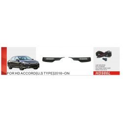 Фари дод. модель Honda Accord/2016-17/HD-986L/U.S TYPE/ел.проводка