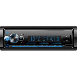Автомагнітола Pulso-110211:RGB, USB, FM, RCA, LCD-дисплей, 4?50 Вт, керування через Bluetooth