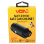 Автомобільний зарядний пристрій VOIN 30W, 1USB QC4.0 12/24V (4.5V*5A, 5V*4.5A, 9V*3A,12V*2.5A)
