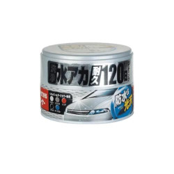 М'який віск для темних авто SOFT99 Coating & Cleaning Wax Silver & Dark 230г
