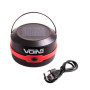 Ліхтар для кемпінгу VOIN VL-53, 3W XPE/Power Bank1200mAh/сон. панель/складний