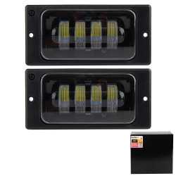 Фари дод. модель LADA/2110-14/LD-519 L1-W/12-24V/40W/4LED-6000K