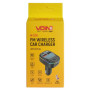 Модулятор FM, VOIN W-3310, 12-24V 2 USB 3.4A, PD 20W, BT5.0, Hands free, ambient light