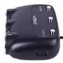Розгалужувач (подовжувач) прикурювача VOIN 3 виходи + 2USB 2400 mA 12/24V SC-3003 дріт+вольтметр
