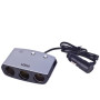 Розгалужувач (подовжувач) прикурювача VOIN 3 виходи + 1USB 2400 mA 12/24V SC-3005 дріт