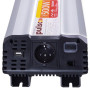 Перетворювач напруги PULSO/IMU-520/12V-220V/500W/USB-5VDC2.0A/мод.хвиля/клеми