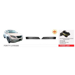 Фари дод. модель Lexus RX 350 2009-12/TY668-LED-BK/DRL-12V4W/eл.проводка