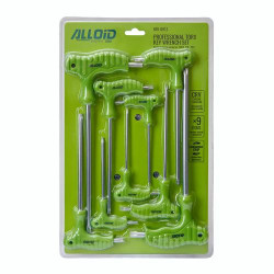 Набір ключів вигнутих TORX. 9 пр. T10 -T50 Alloid