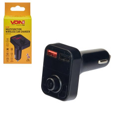 Модулятор FM, VOIN W-3311, 12-24V 2 USB 3.1A, Bluetooth 5.3, Hands-free