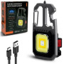 Ліхтар MULTIFUNCTIONAL 5138/KL-535-COB ULTRA(white+yellow+red), multitool, Li-Ion акумулятор, магніт, карабін, викрутка, ЗУ Type-C