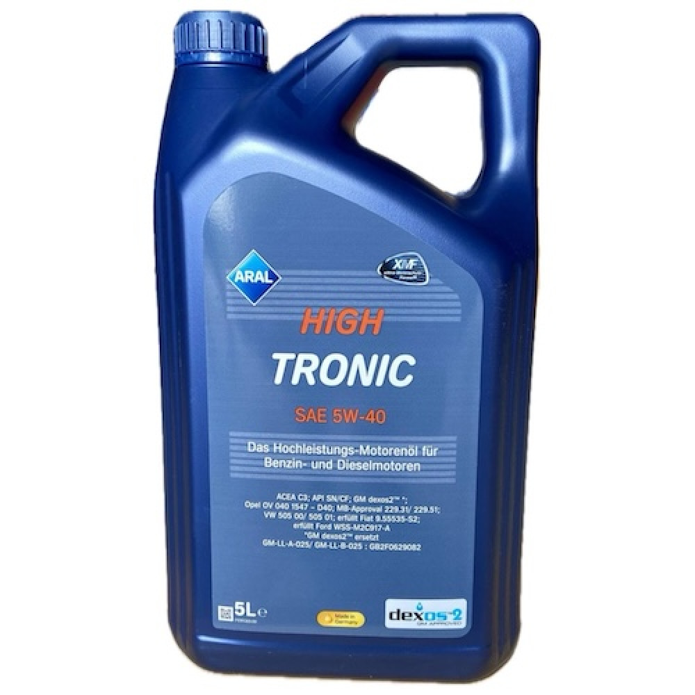 Моторное масло Aral HighTronic 5W-40, 5 л