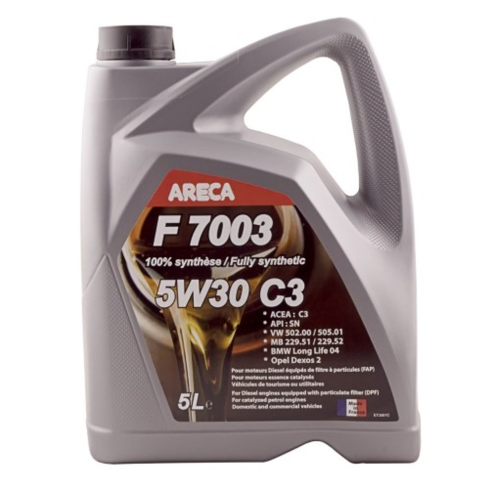 Моторное масло  Areca F7003 5W-30 5л