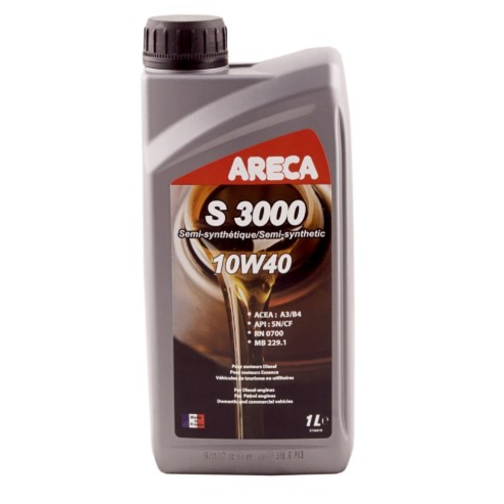 Моторное масло Areca S3000 10W-40 1л