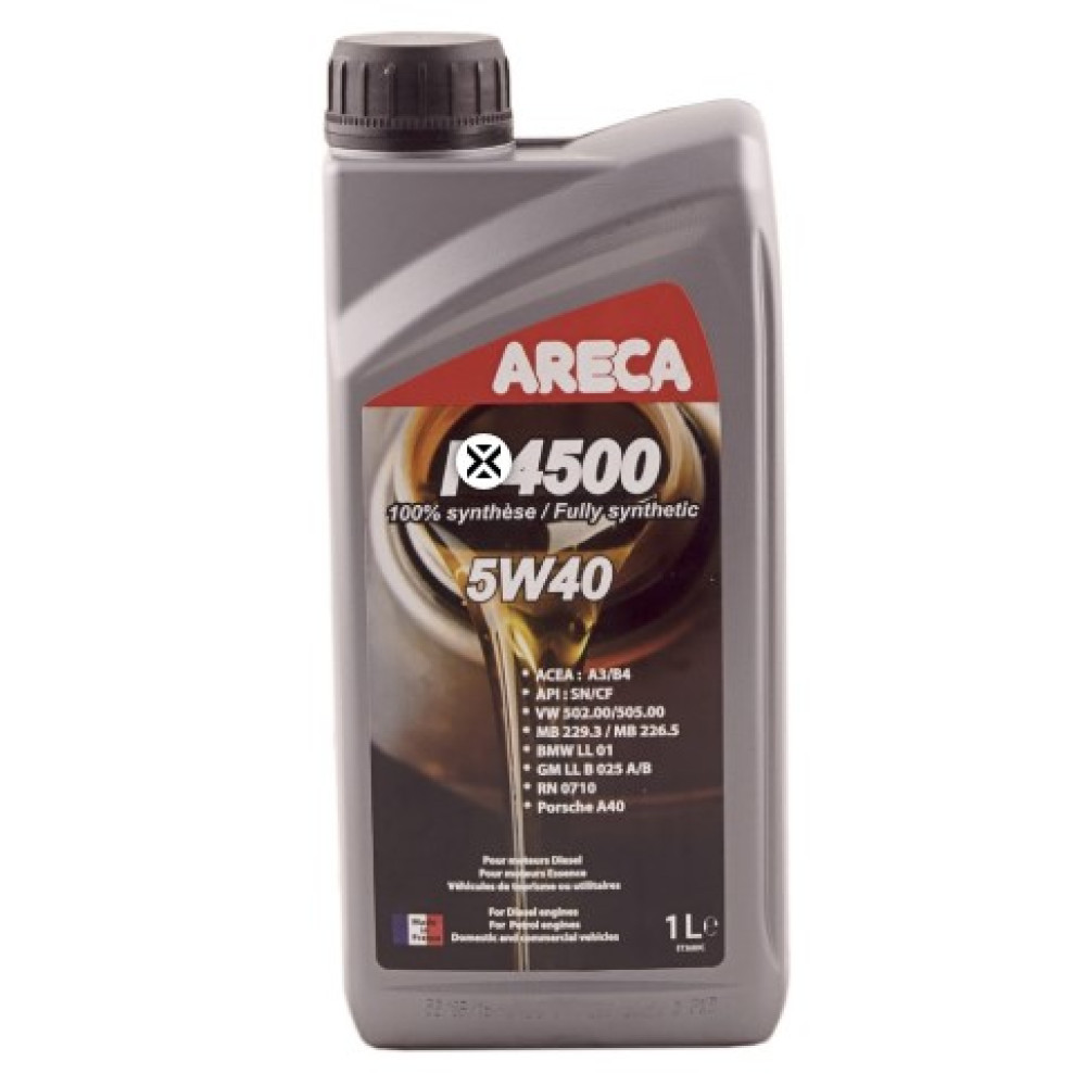 Моторное масло  Areca F4500 5W-40