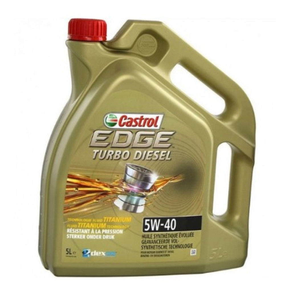 Моторное масло Castrol Edge Turbo Diesel Titanium 5W-40 4л