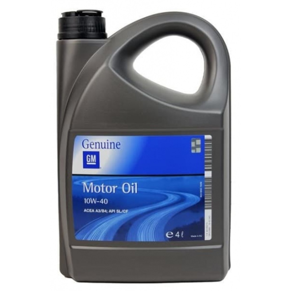 Моторное масло GM SEMI SYNTHETIC 10W-40 4л