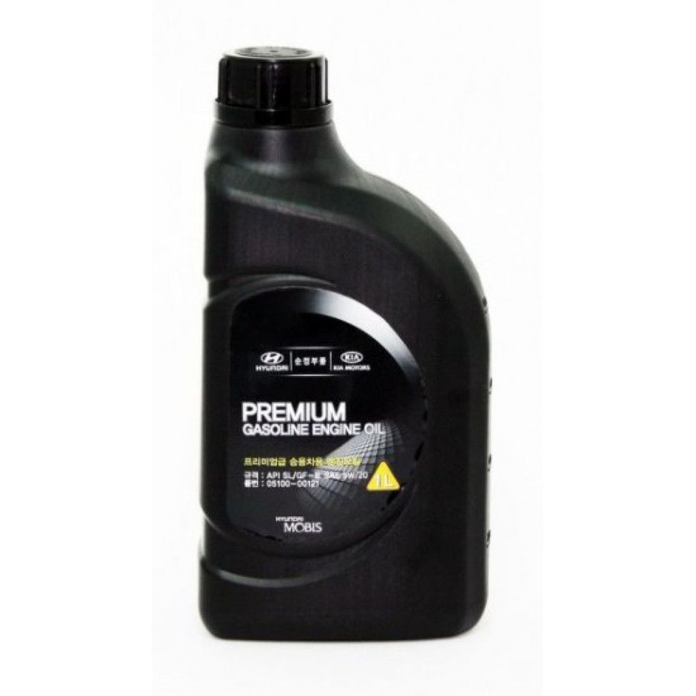 Моторное масло Hyundai/Kia Premium Gasoline SAE 5W-20 SL/GF-3 1k