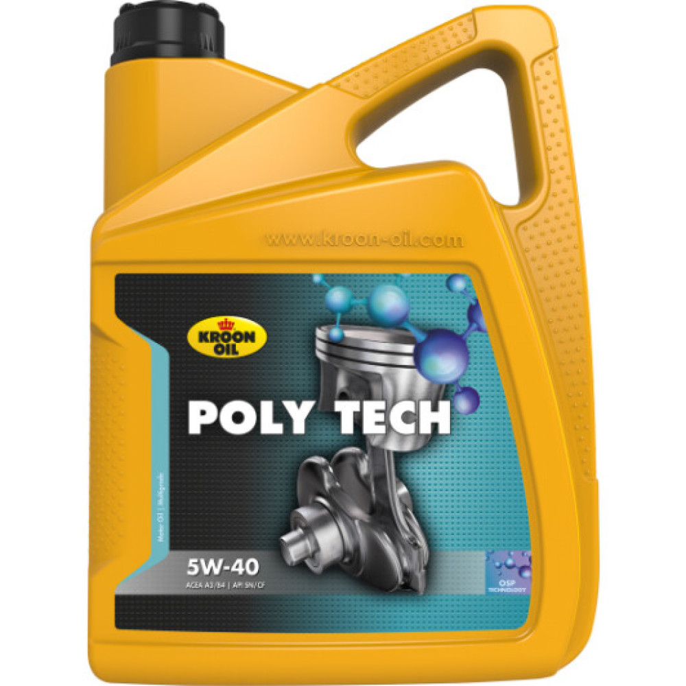 Моторное масло Kroon Oil Poly Tech 5W-40 (5 л)