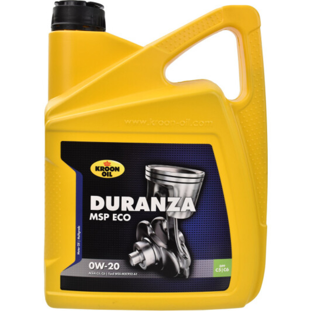 Моторное масло Kroon Oil Duranza MSP ECO 0W-20 , 5л
