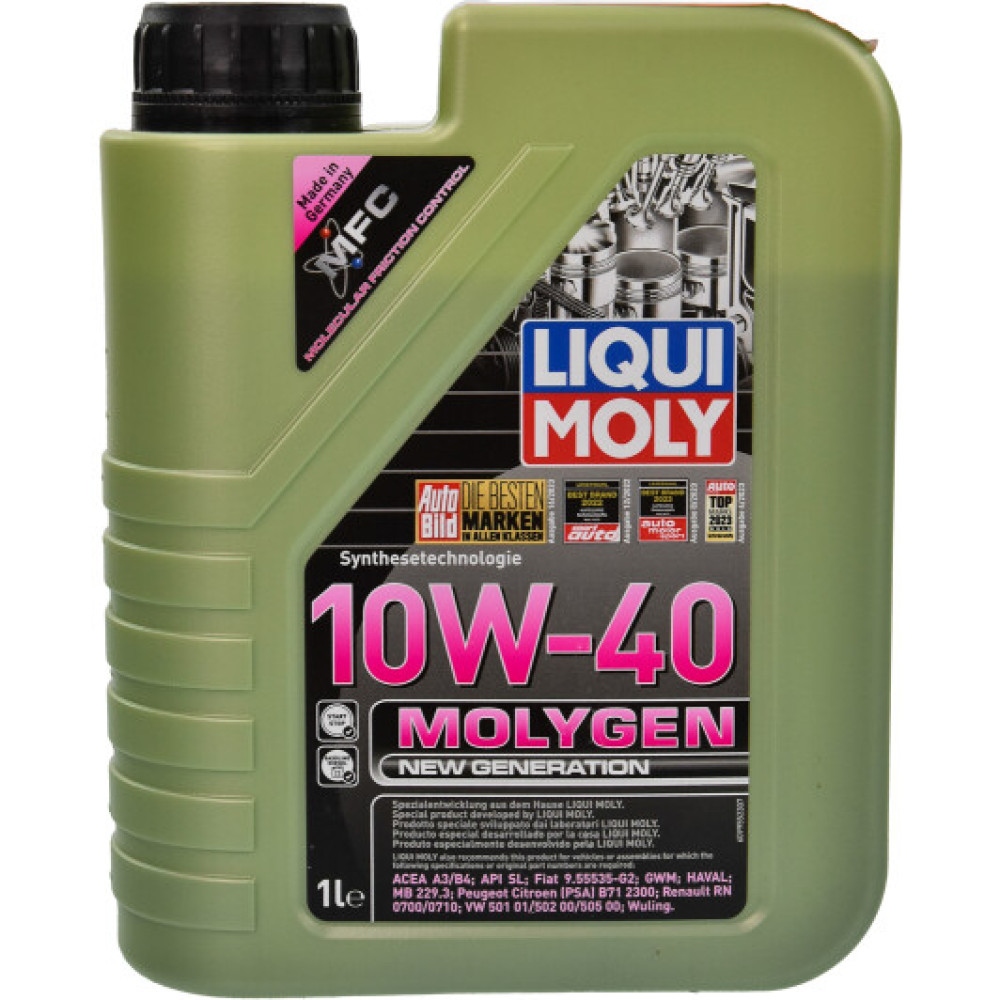 Моторное масло Liqui Moly Molygen New Generation 10W-40 1л