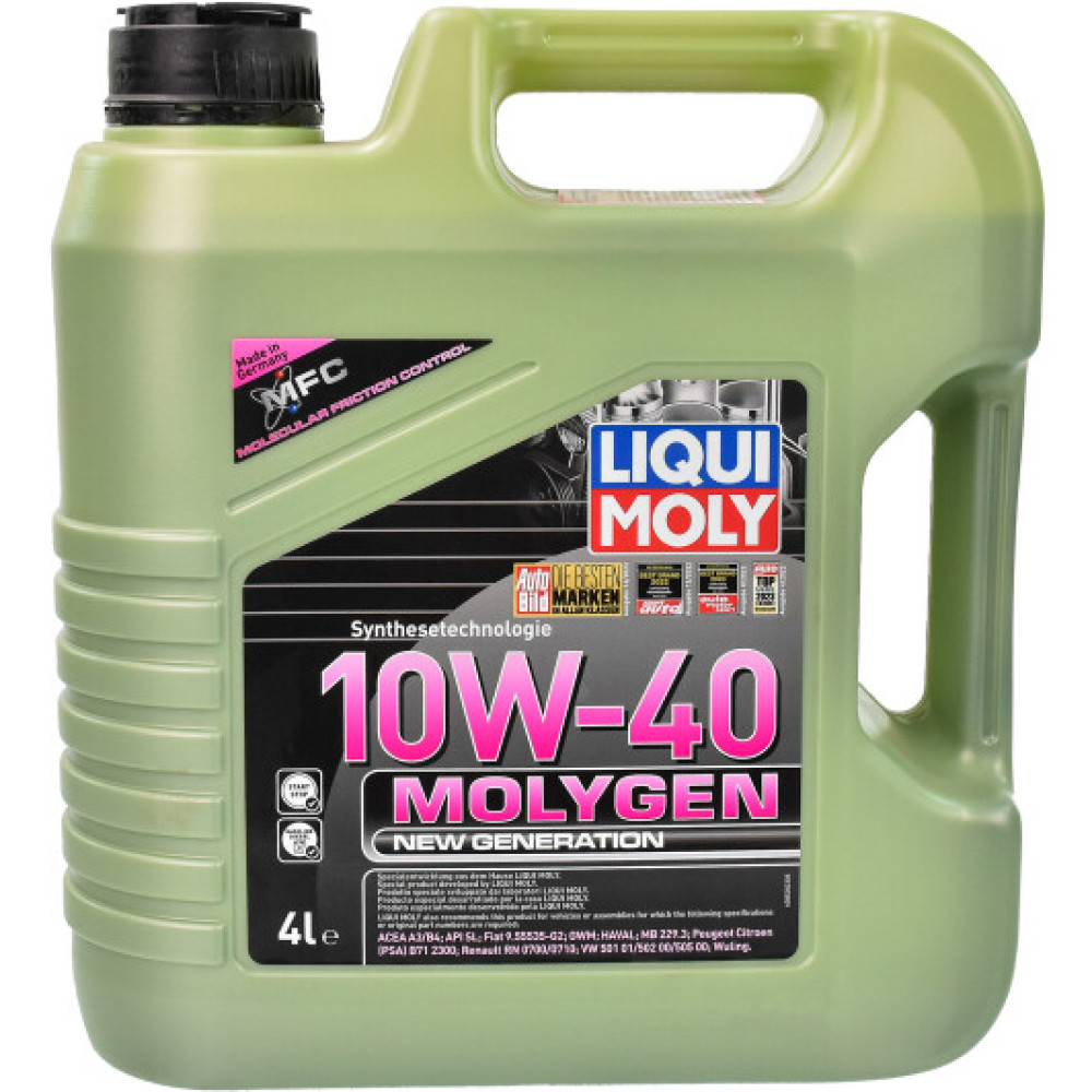Моторное масло Liqui Moly Molygen New Generation 10W-40 4л