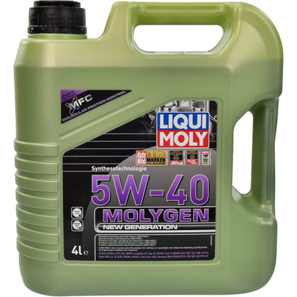 Моторное масло Liqui Moly Molygen New Generation 5W-40 4л
