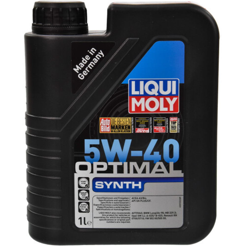 Моторное масло Liqui Moly Optimal Synth 5W-40 1л