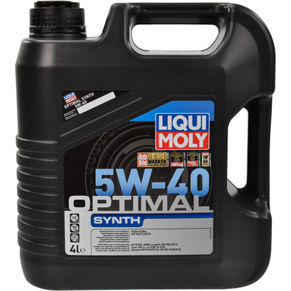Моторное масло Liqui Moly Optimal Synth 5W-40 4л