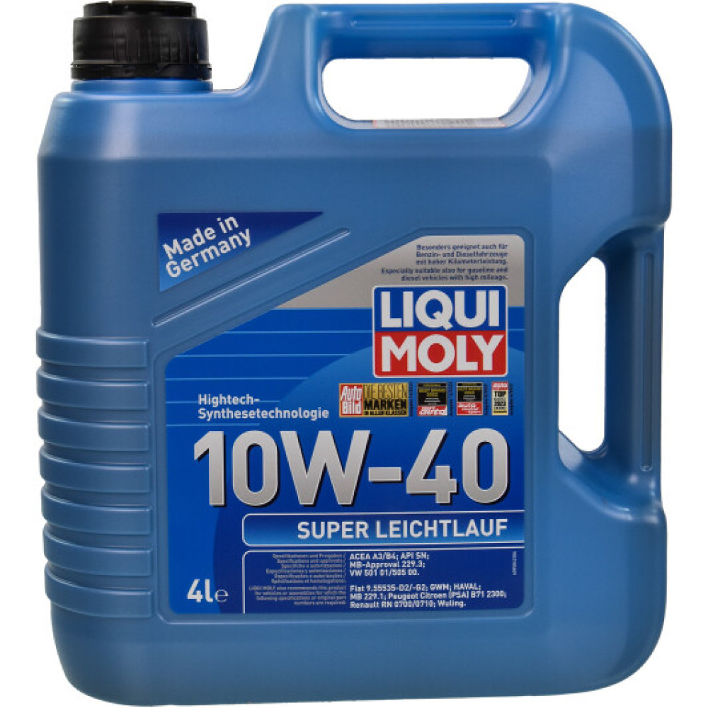 Моторное маслоLiqui Moly Super Leichtlauf 10W-40 4л